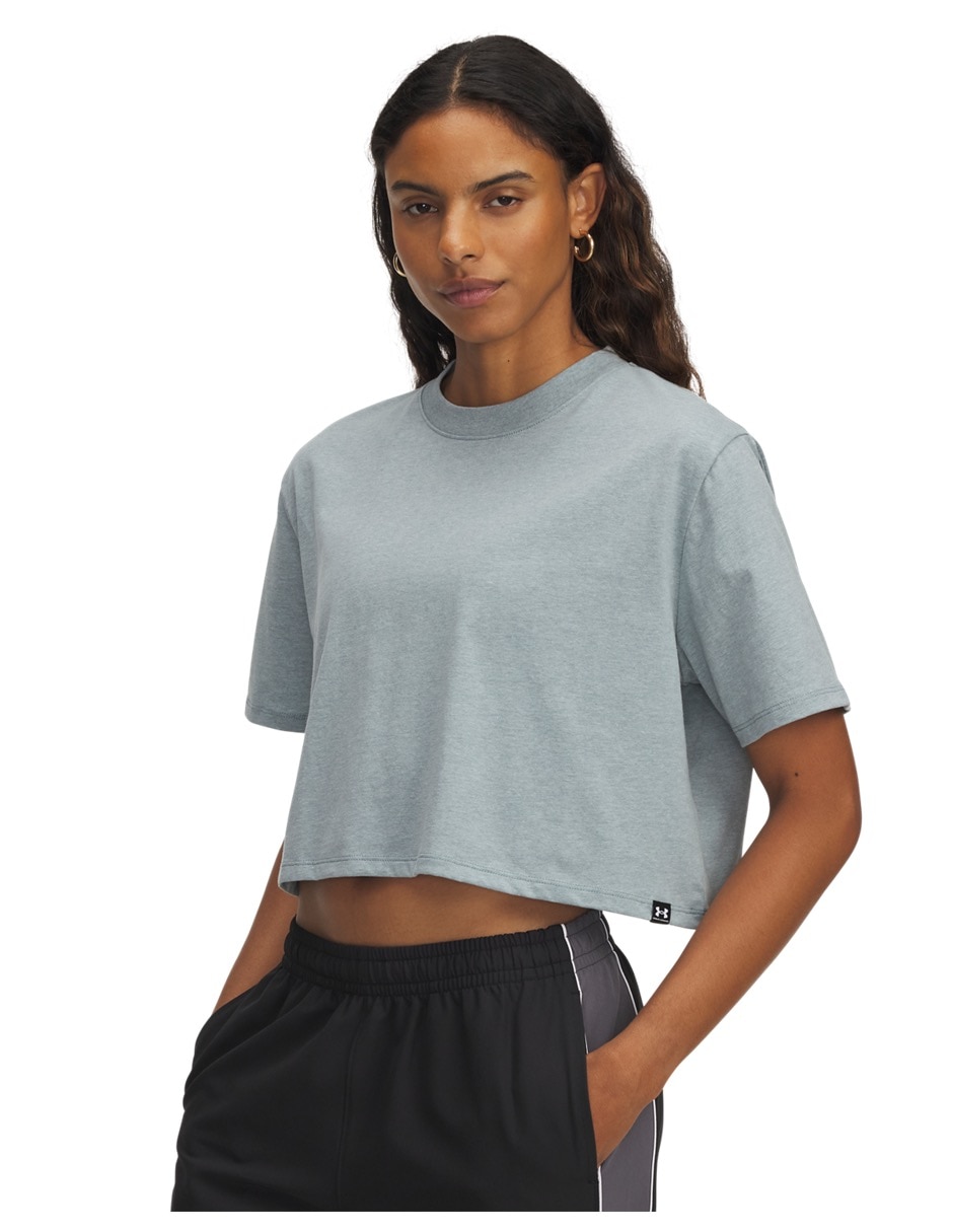 Playera deportiva para entrenamiento UA Rival SS de mujer