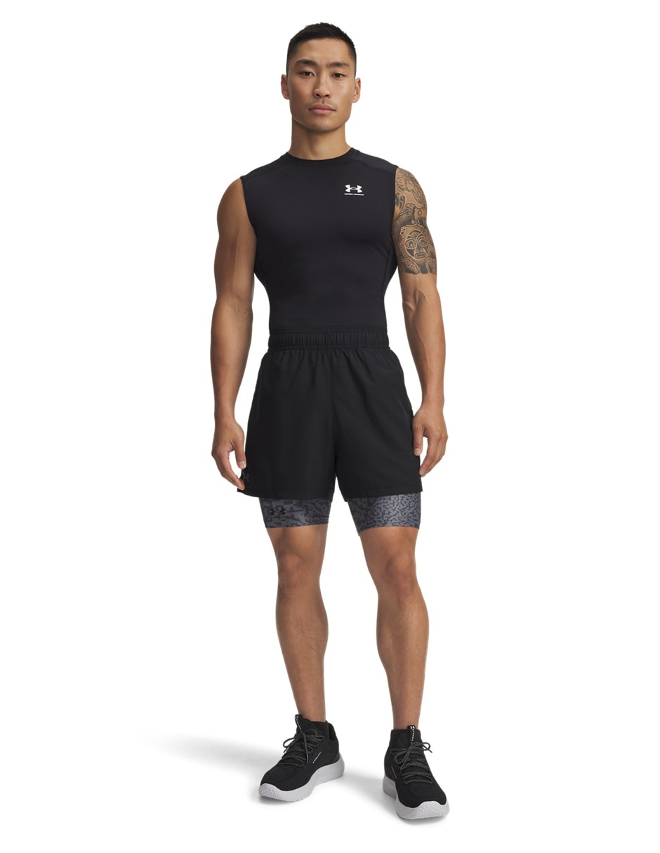 Short Ua Hg Armour Printed Lg Sts para entrenamiento hombre 3
