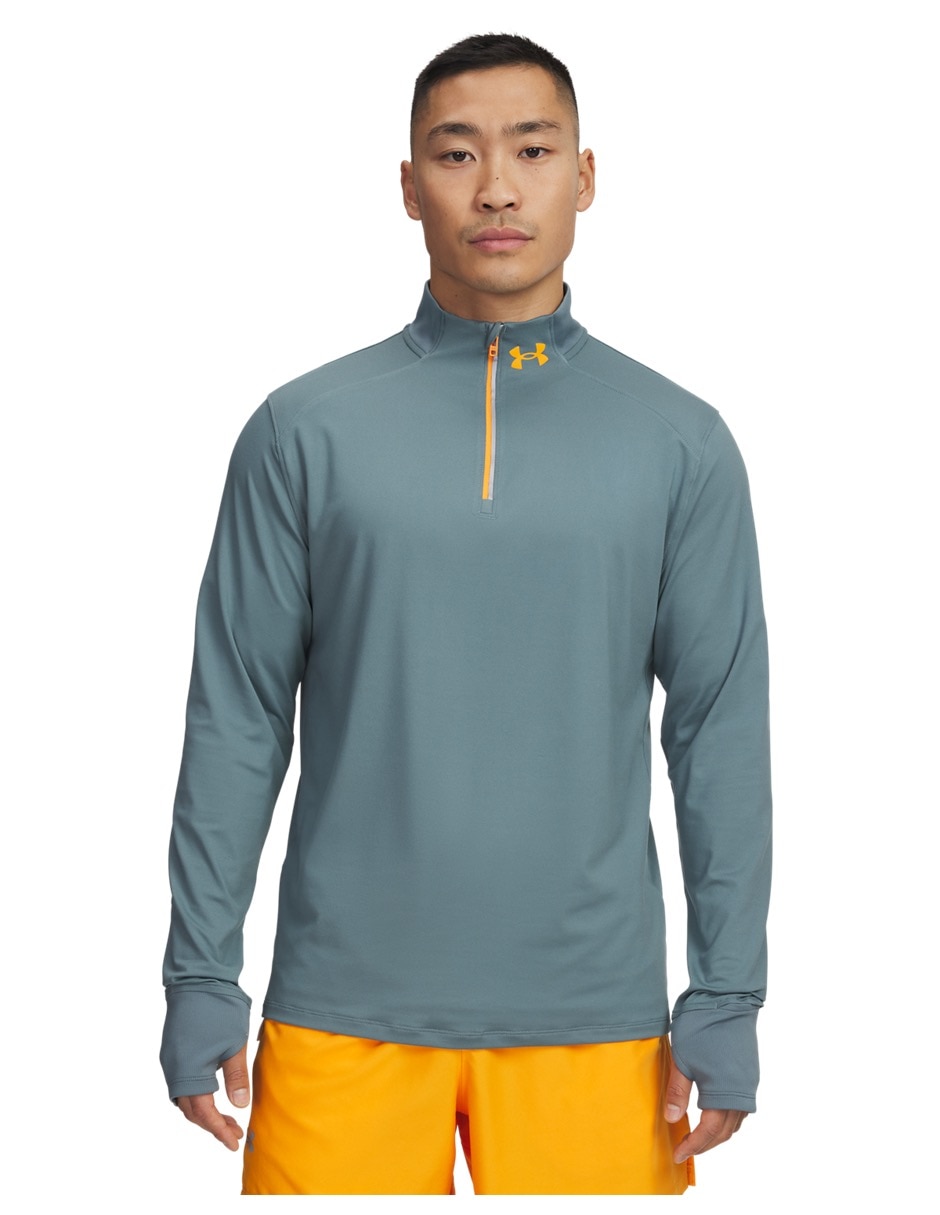 Sudadera Ua Launch Pro 14 Zip con capucha para hombre