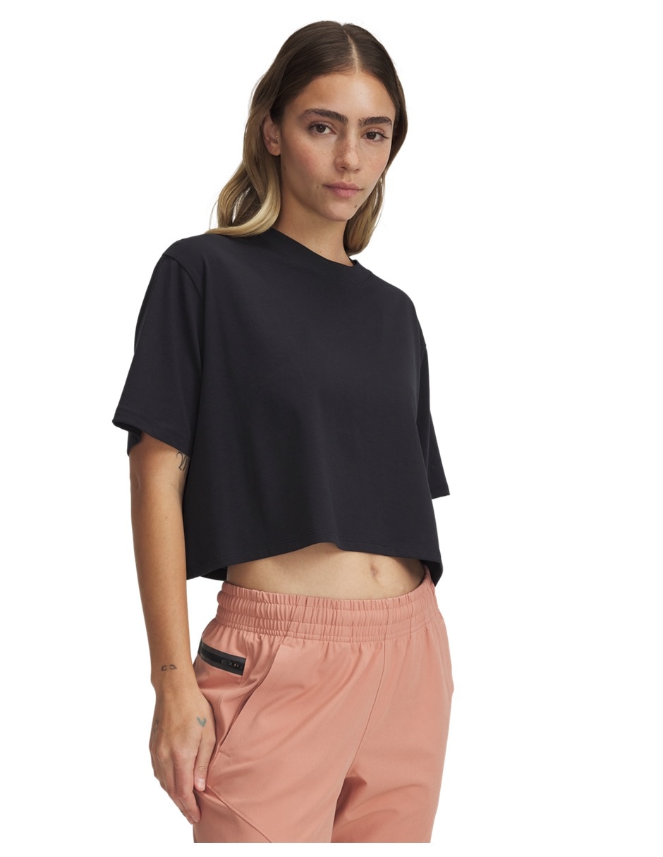 Playera deportiva para entrenamiento UA Rival SS de mujer 1