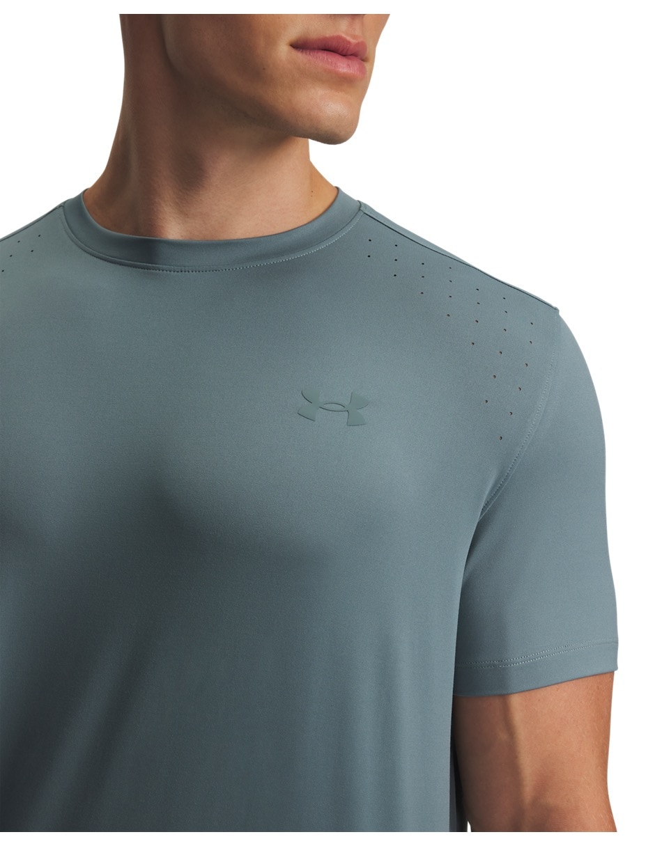Playera deportiva para correr UA LAUNCH ELITE SHORTSLEEVE de hombre 3