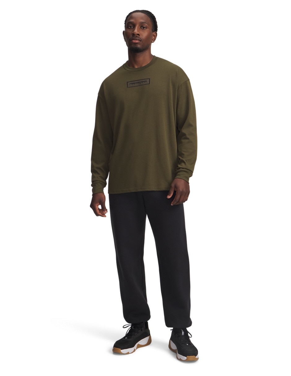 Playera deportiva para entrenamiento UA Pjt Rck LS Q4 ST para hombre 3
