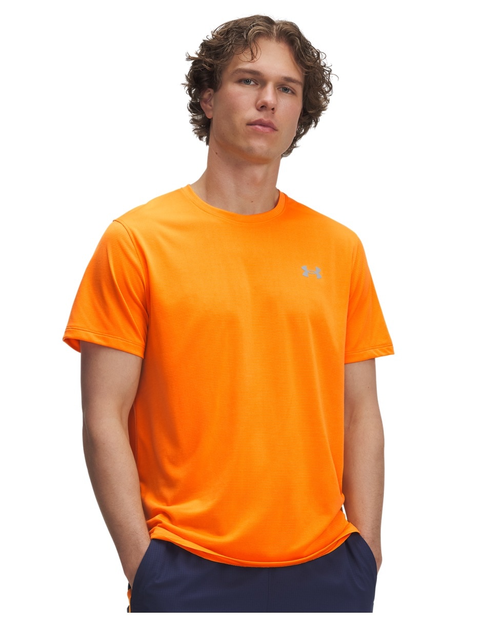 Playera deportiva para correr Ua launch shortsleeve para hombre Playera deportiva para correr Ua launch shortsleeve para hombre