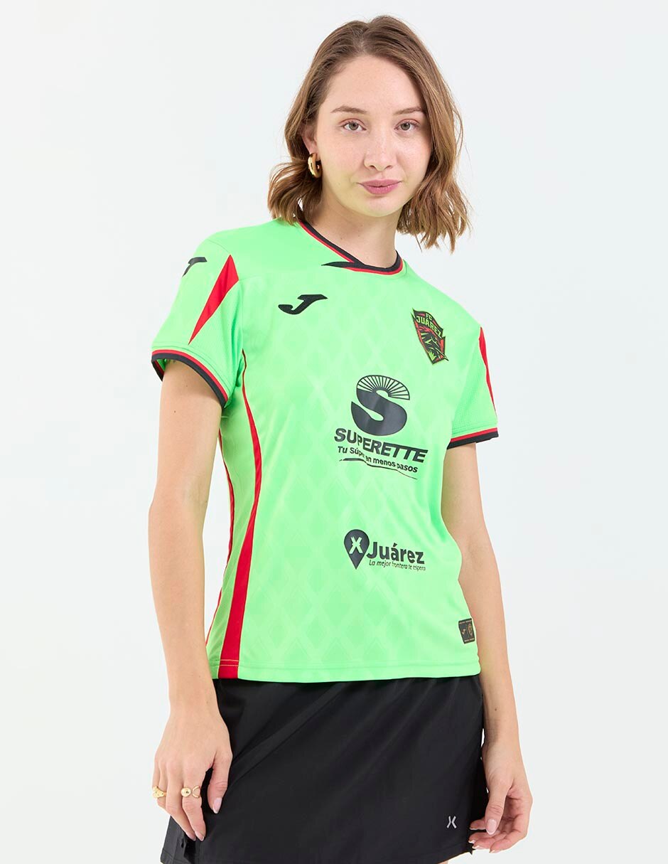 Jersey de Fútbol Club Juárez local manga corta para mujer Jersey de Fútbol Club Juárez local manga corta para mujer
