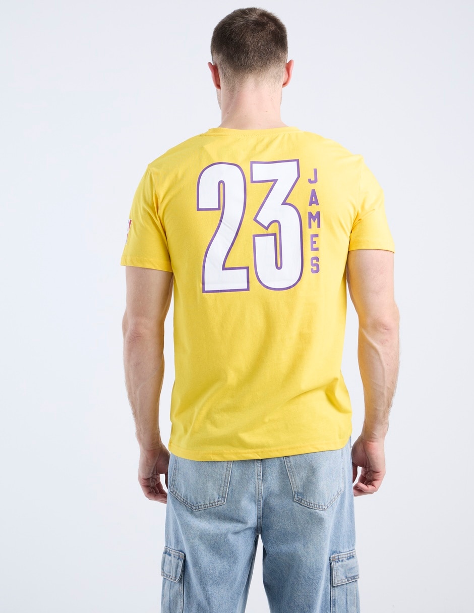 Playera deportiva para básquetbol James Los Angeles Lakers de hombre 2