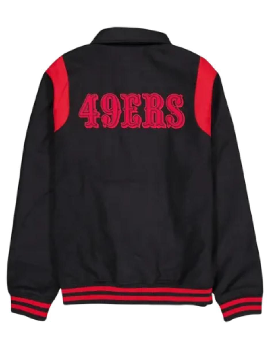 Chamarra impermeable casual San Francisco 49ers para hombre 2