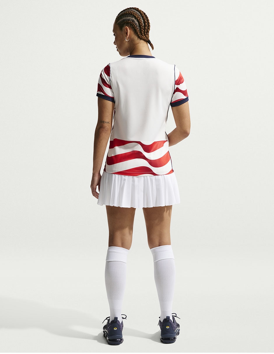 Jersey de Selección de fútbol de los Estados Unidos local manga corta fan para mujer 4