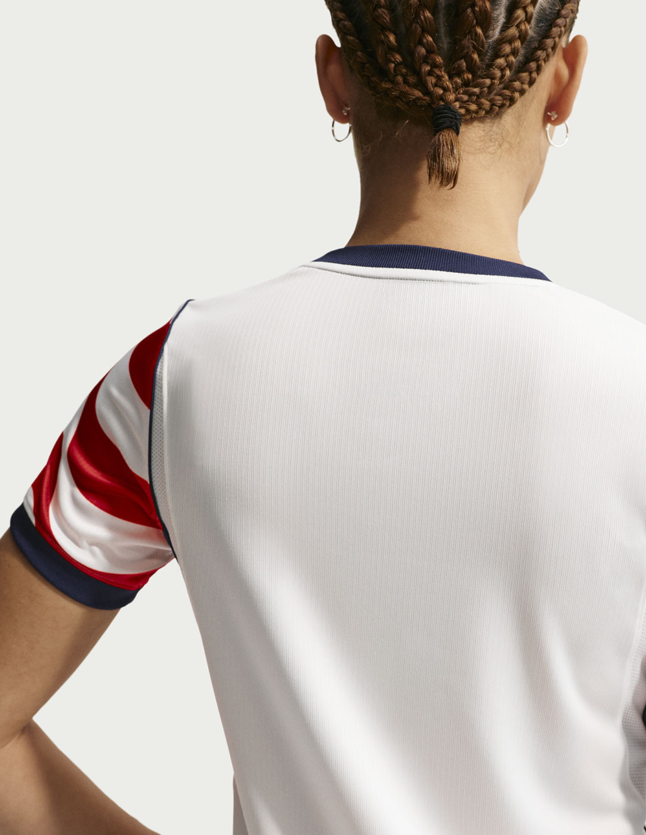 Jersey de Selección de fútbol de los Estados Unidos local manga corta fan para mujer 5