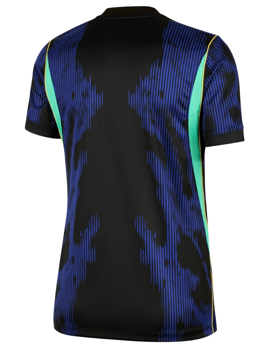 Jersey de Selección de Fútbol de Brasil visitante manga corta fan para mujer 2