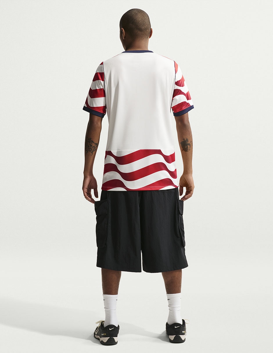 Jersey de Selección de fútbol de los Estados Unidos local manga corta fan para hombre 4