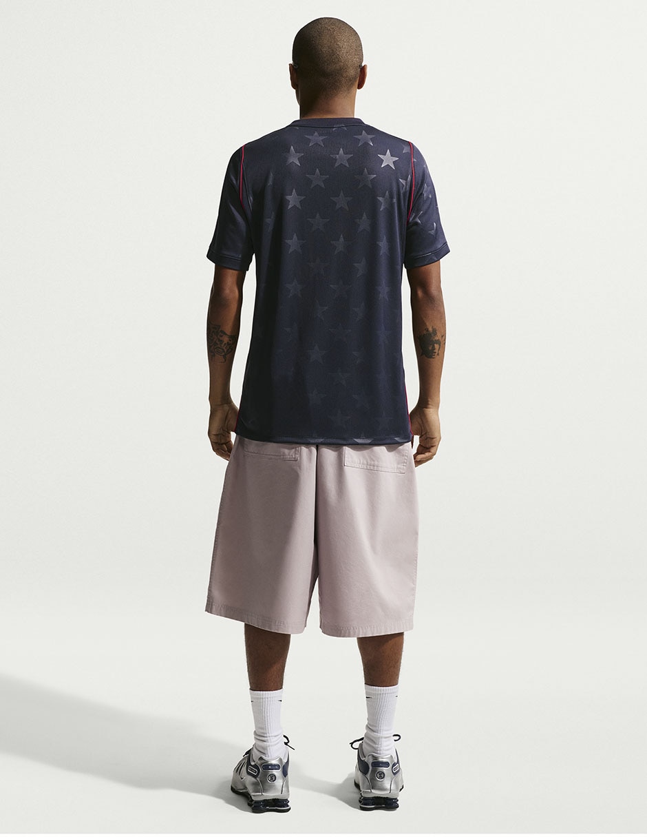 Jersey de Selección de fútbol de los Estados Unidos visitante manga corta fan para hombre 4