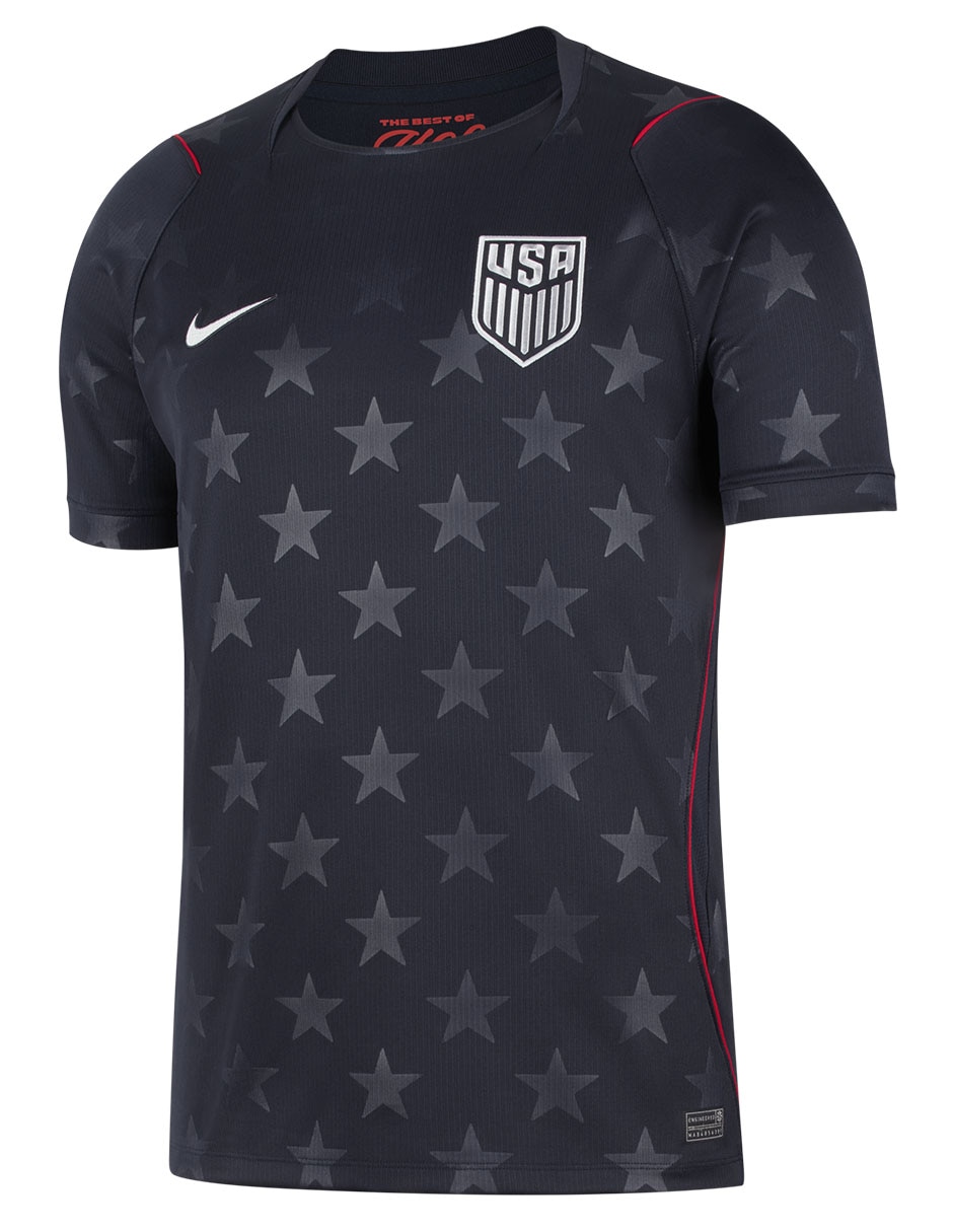 Jersey de Selección de fútbol de los Estados Unidos visitante manga corta fan para hombre 6