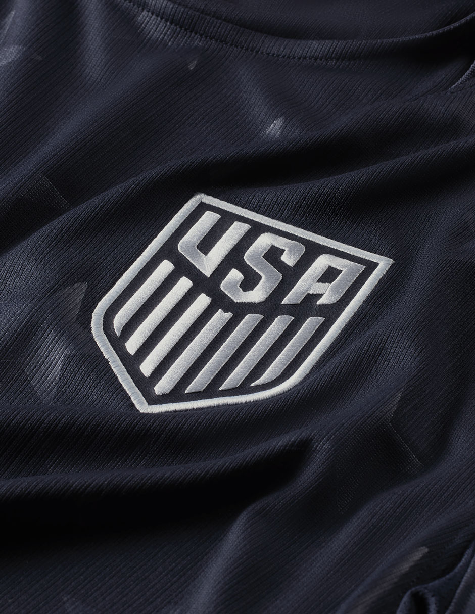Jersey de Selección de fútbol de los Estados Unidos visitante manga corta fan para hombre 8
