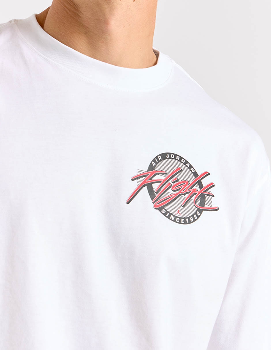 Playera deportiva para básquetbol M J Flt Ss Crew If306 de hombre 4