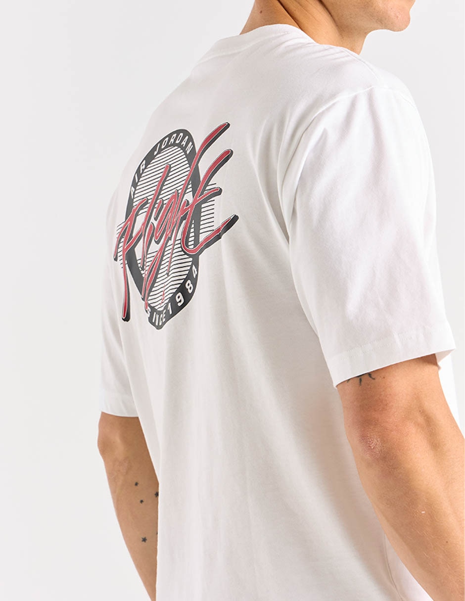 Playera deportiva para básquetbol M J Flt Ss Crew If306 de hombre 5