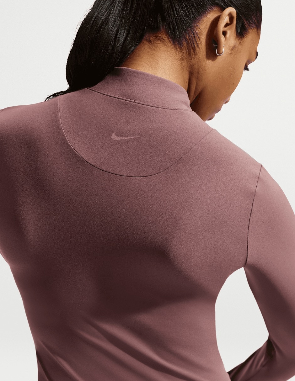 Playera deportiva para entrenamiento W NK DF Zenvy FZ LS Top II392 de mujer 3