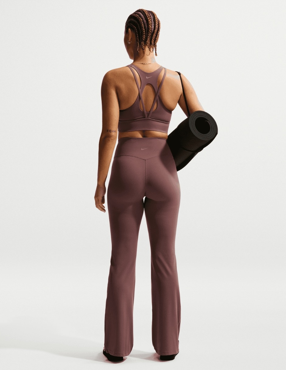 Pants W NK DF Zenvy HR Flare Useam II522 para entrenamiento de mujer 2