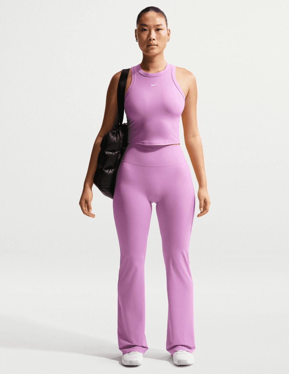 Pants W NK DF ZENVY HR FLARE USEAM II522 para entrenamiento de mujer 5