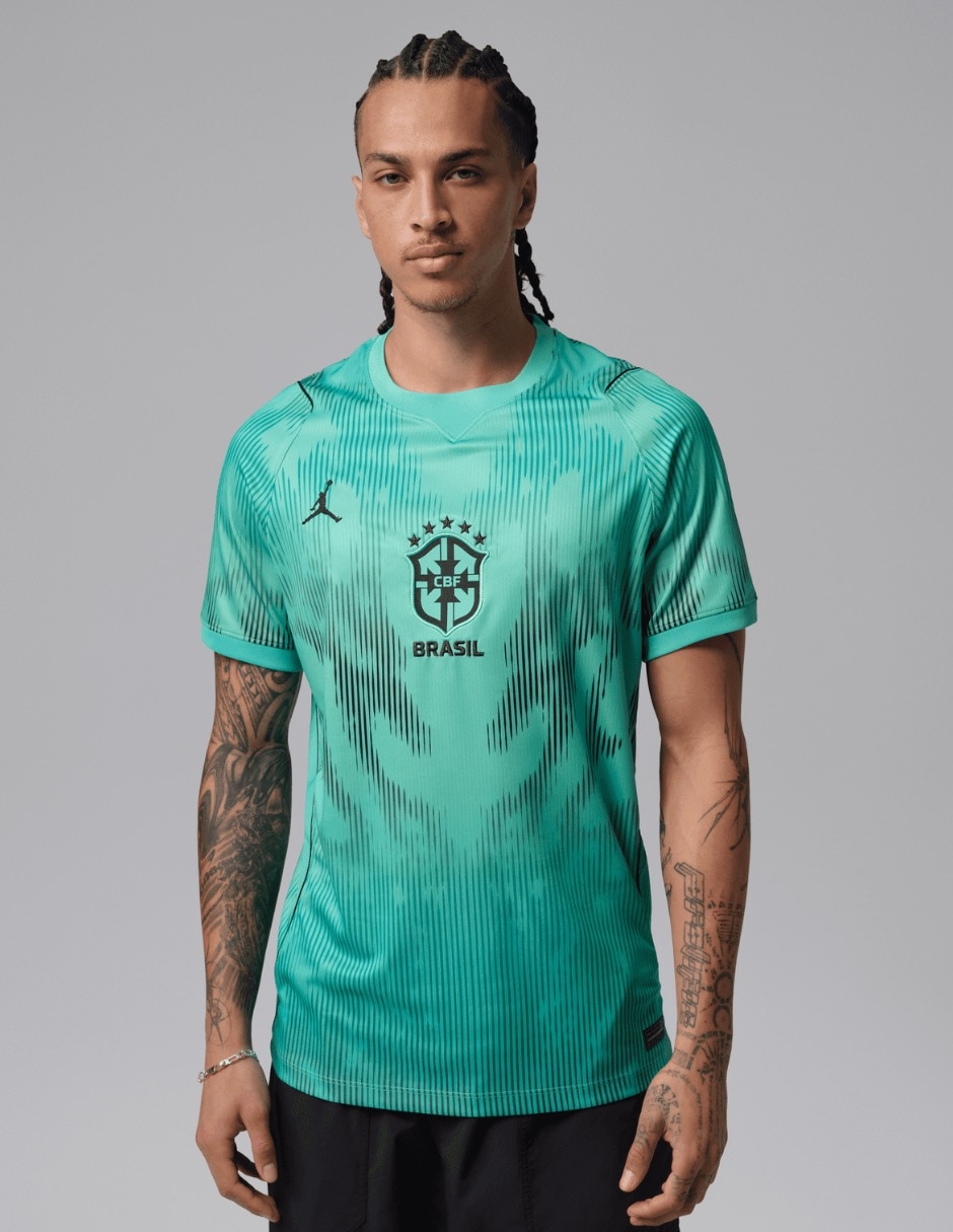 Jersey de selección de fútbol de Brasil local de manga corta fan para hombre Jersey de selección de fútbol de Brasil local de manga corta fan para hombre