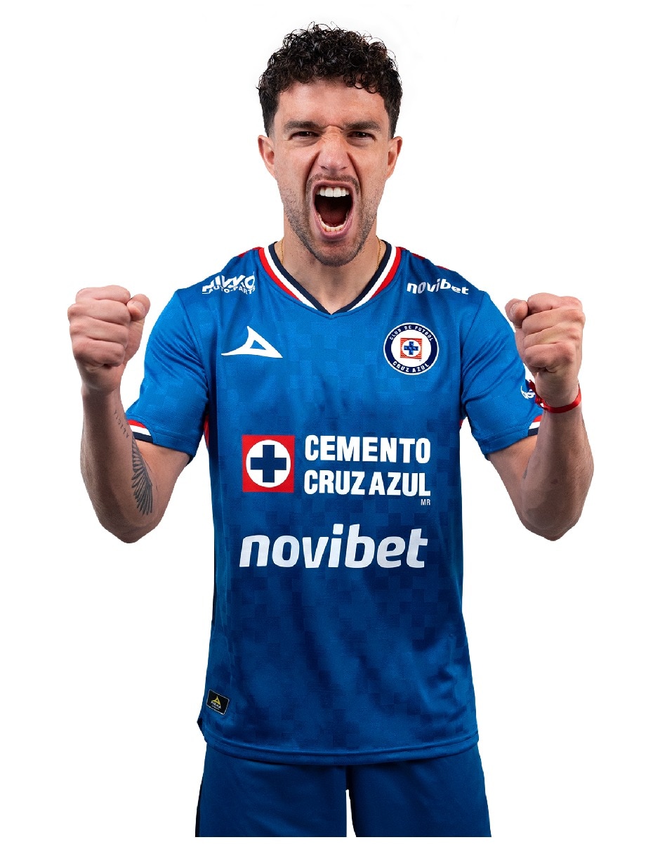 Jersey de Club de Fútbol Cruz Azul local manga corta Pirma para