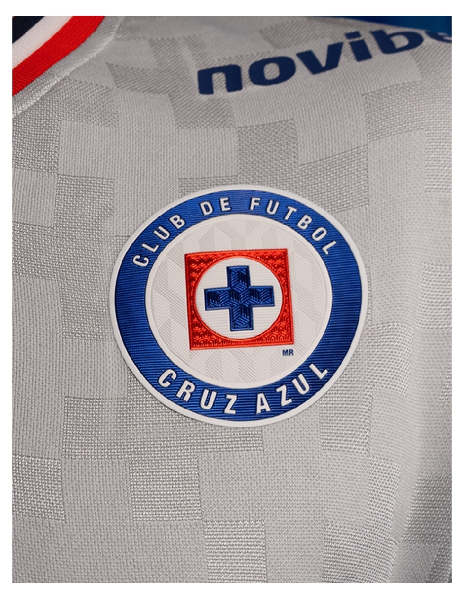 Jersey de Club de Fútbol Cruz Azul visitante manga corta   para mujer 4