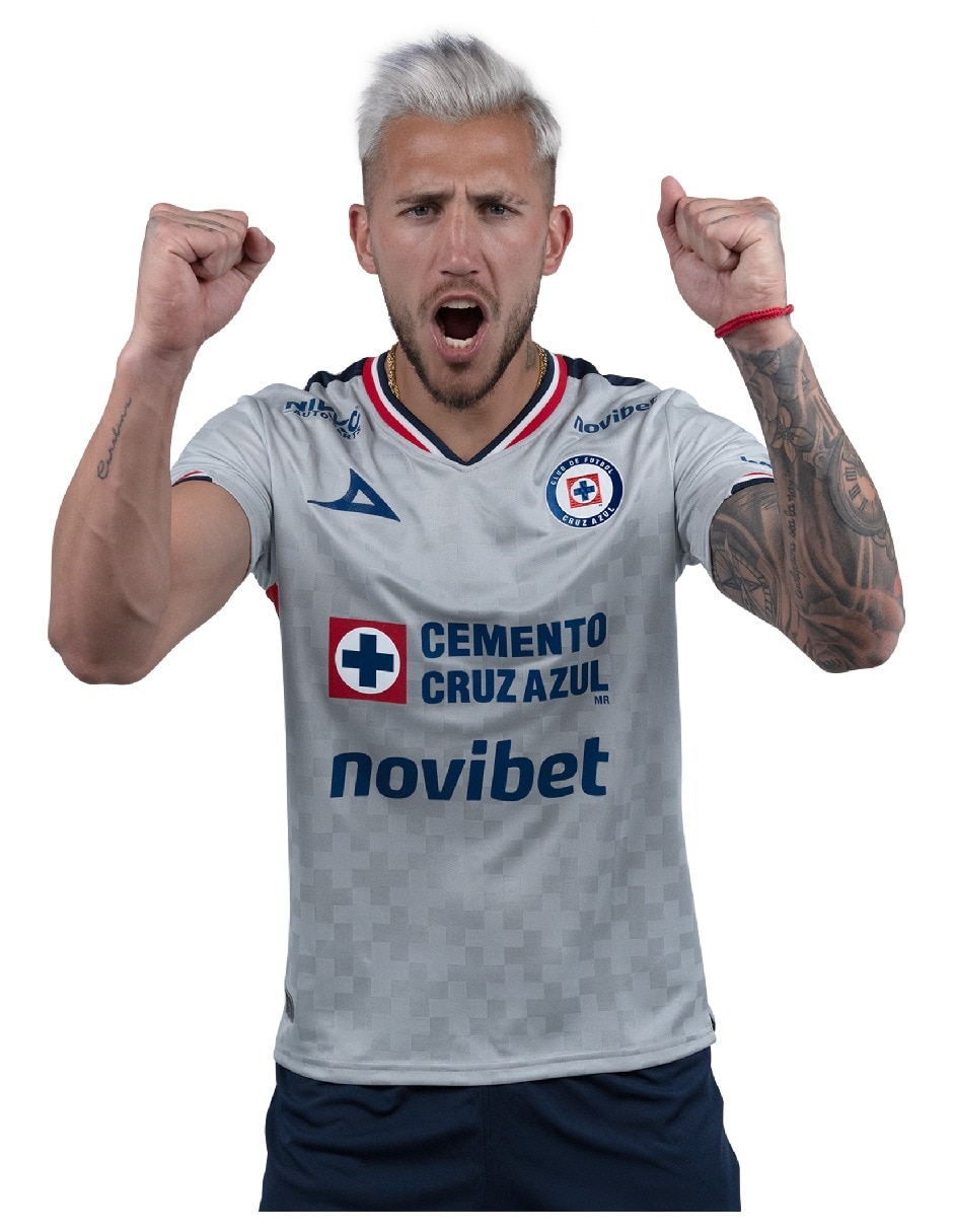 Jersey de Club de Fútbol Cruz Azul visitante manga corta Pirma
