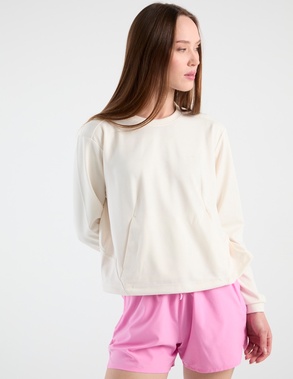 Sudadera Motomesh con bolsas para mujer Sudadera Motomesh con bolsas para mujer