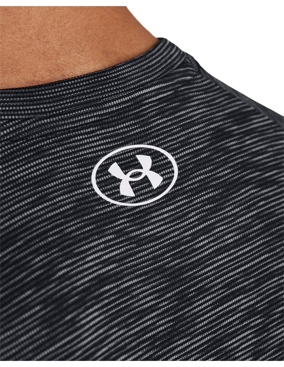 Playera deportiva para entrenamiento Ua Tech Textured ss para hombre 3