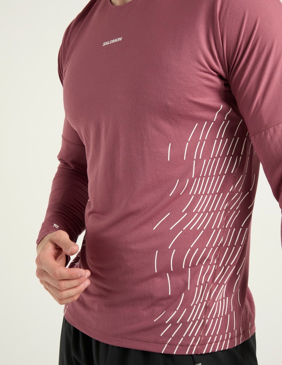 Playera deportiva para correr de hombre 4