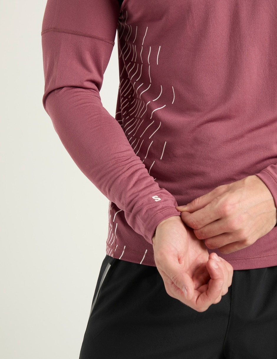 Playera deportiva para correr de hombre 5