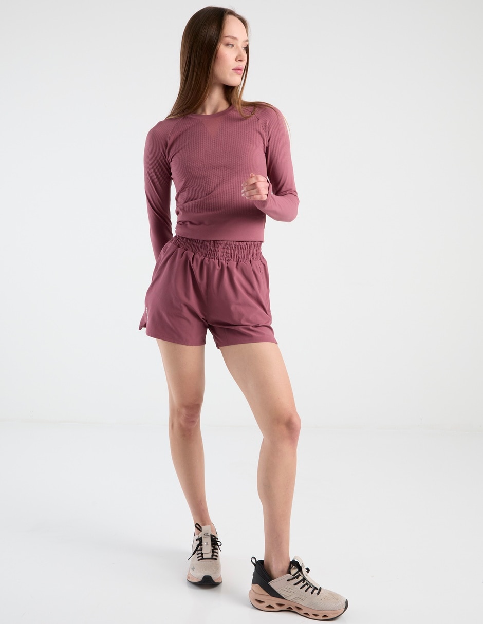 Short con bolsillos Shkout Core 4 para correr mujer 3