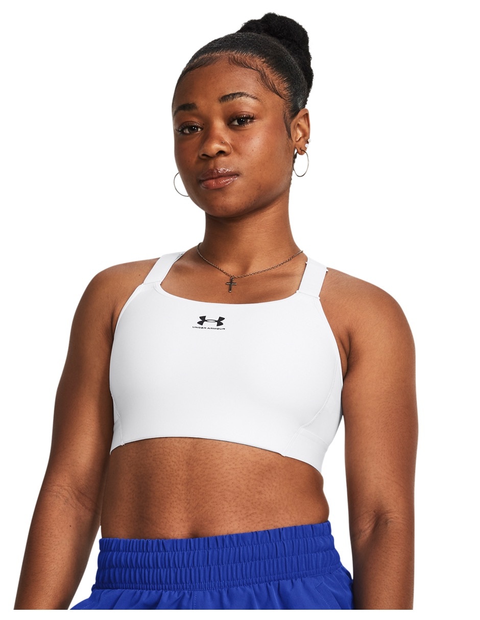 Top deportivo Ua Heatgear High para entrenamiento mujer 1