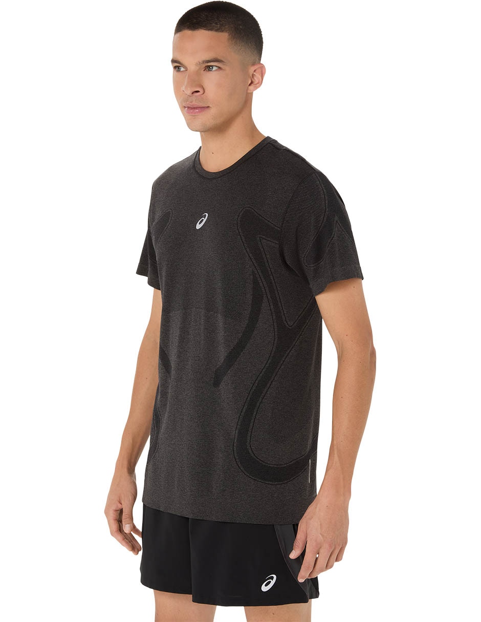 Playera deportiva para correr Road Seamless SS TOP de hombre 4