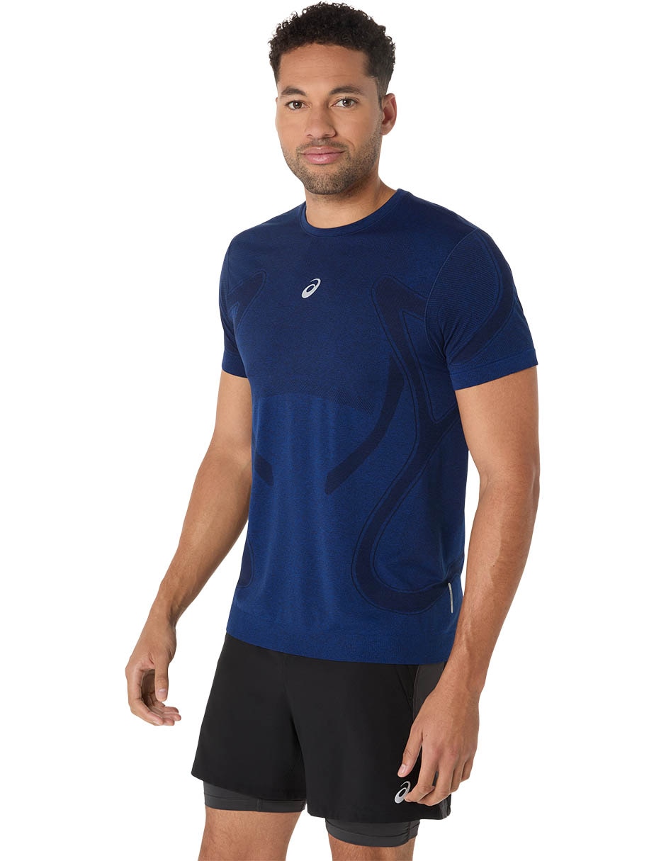 Playera deportiva para correr Road Seamless SS Top de hombre 4