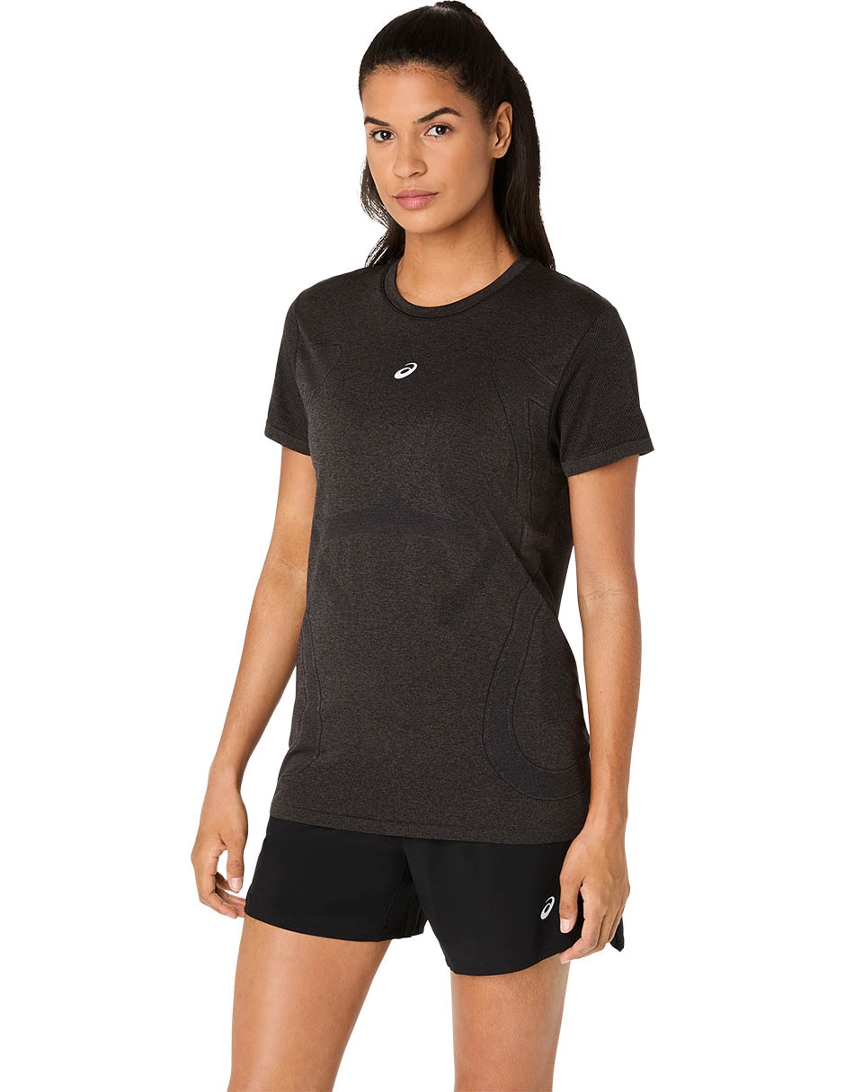 Playera deportiva para correr Road Seamless SS Top de mujer 5