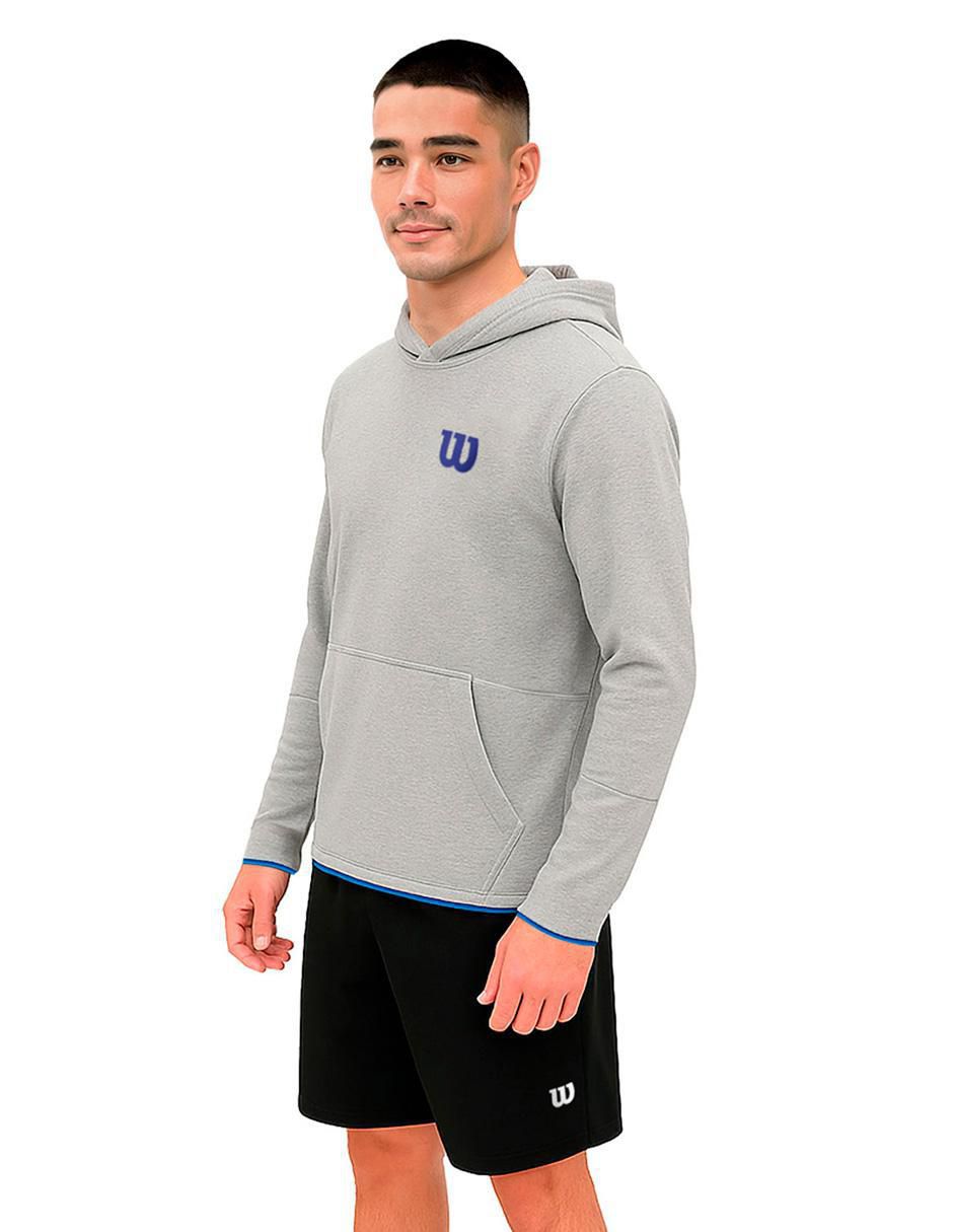 Sudadera con capucha y bolsa para hombre 4