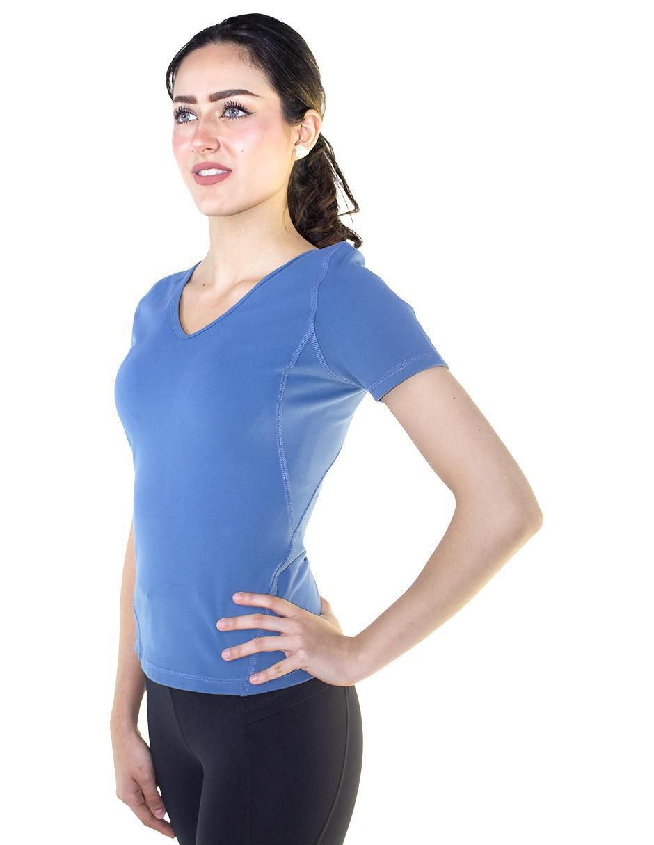 Playera deportiva casual de mujer 2