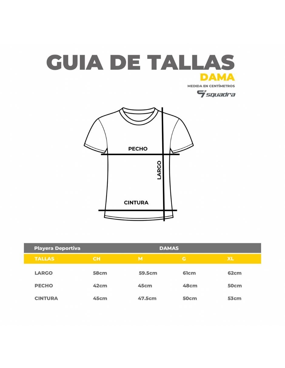 Playera "para" entrenamiento squadra sin equipo "para" (si aplica) mujer