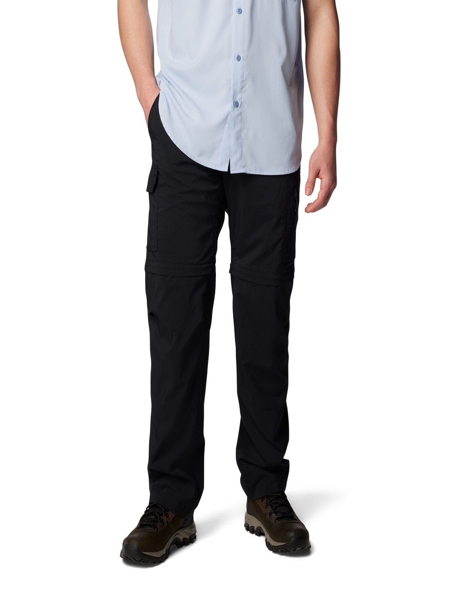 Pantalón convertible estampado liso para hombre Pantalón convertible estampado liso para hombre