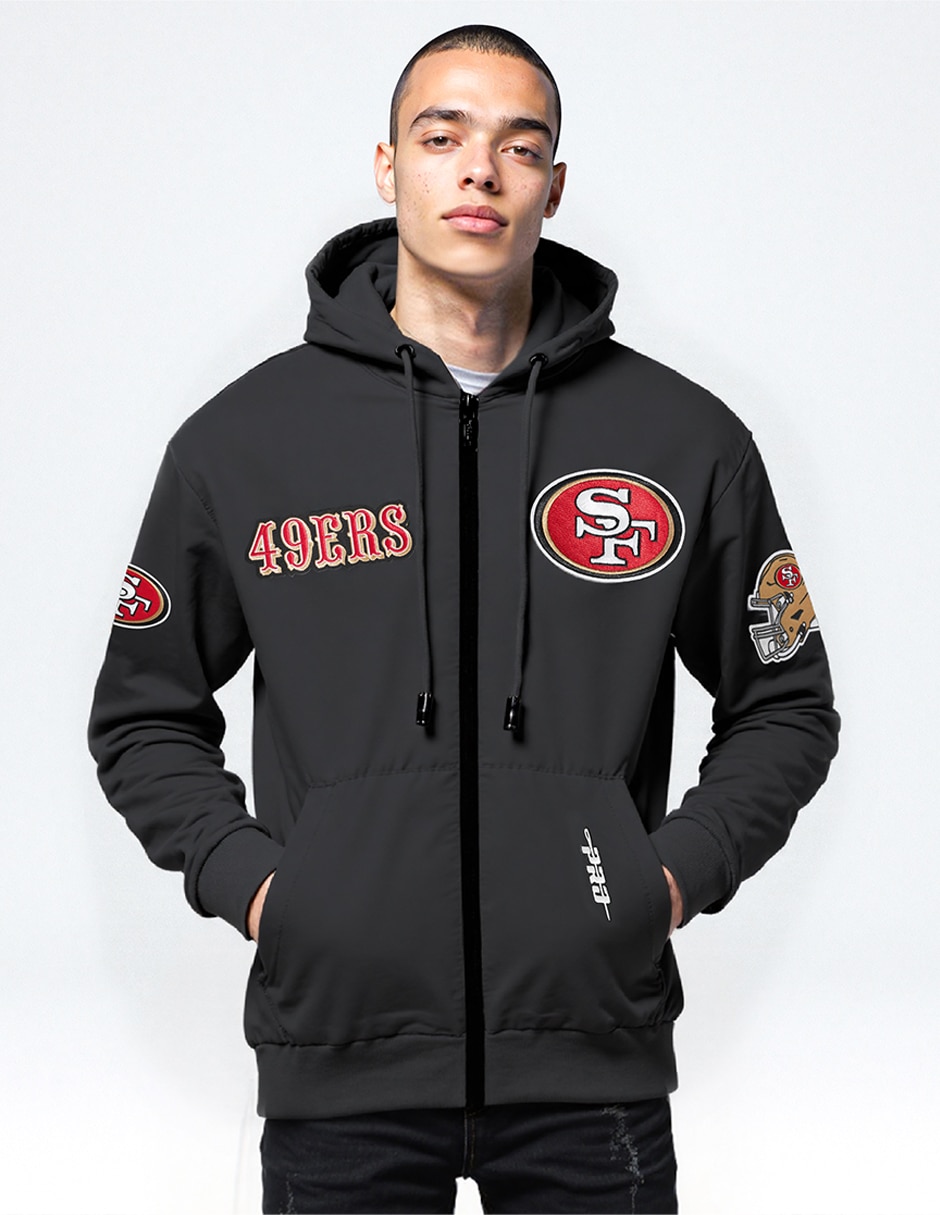 Sudadera Pro Standard con cierre San Francisco 49ers para hombre