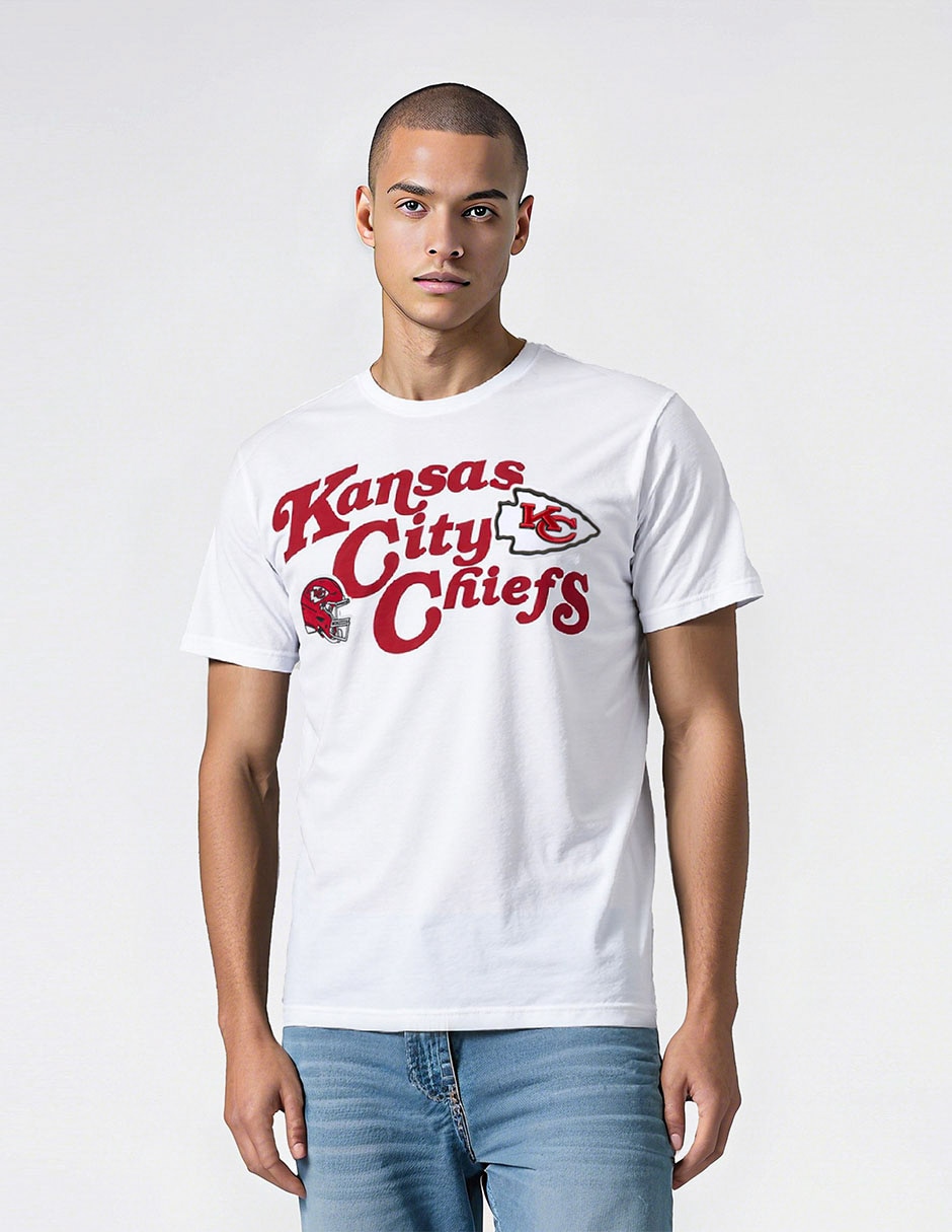 Playera deportiva para fútbol americano Kansas City Chiefs de hombre
