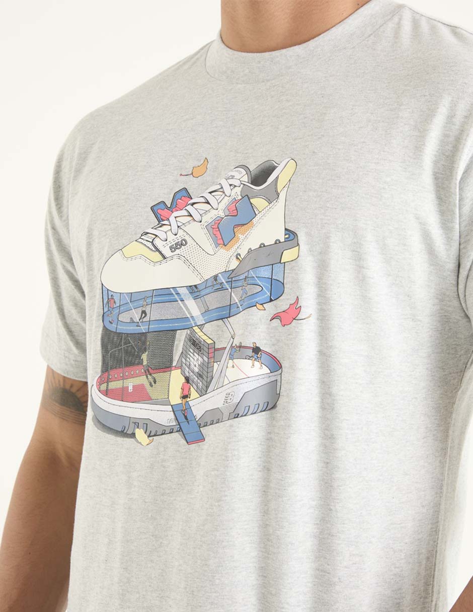 Playera deportiva casual Fitness Center de hombre 4