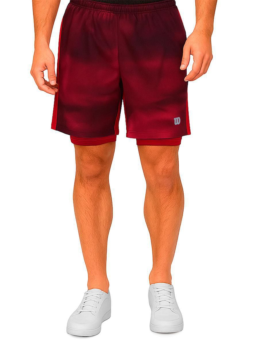 Short con malla Wilson para entrenamiento hombre Suburbia