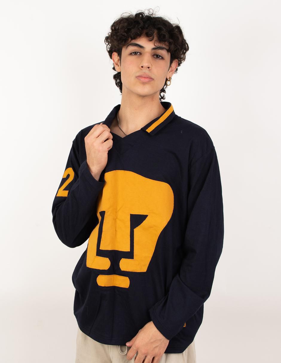 Jersey de pumas de la UNAM conmemorativo manga larga para hombre 2