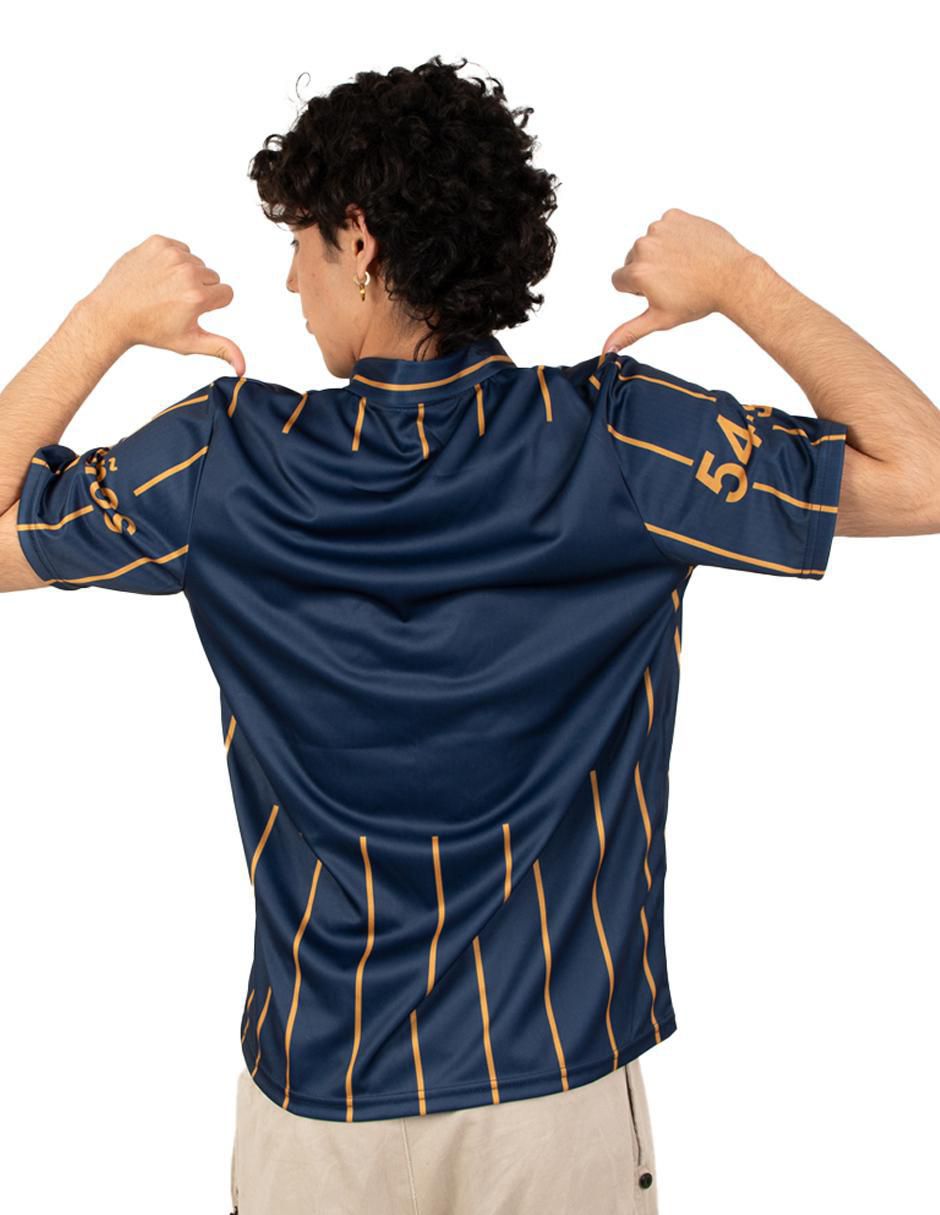 Jersey de Pumas de la UNAM conmemorativo manga larga garra azul hombre