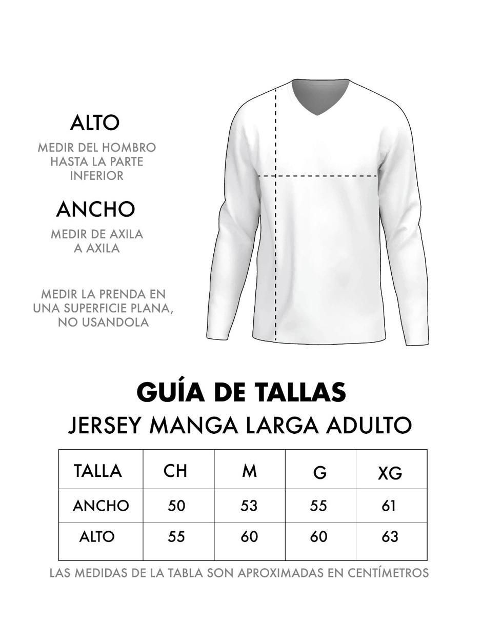 Jersey de Pumas de la UNAM conmemorativo manga larga garra azul hombre