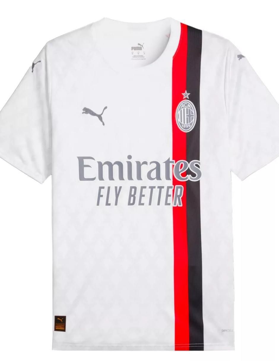 Jersey de AC Milan visitante authentic manga corta para hombre