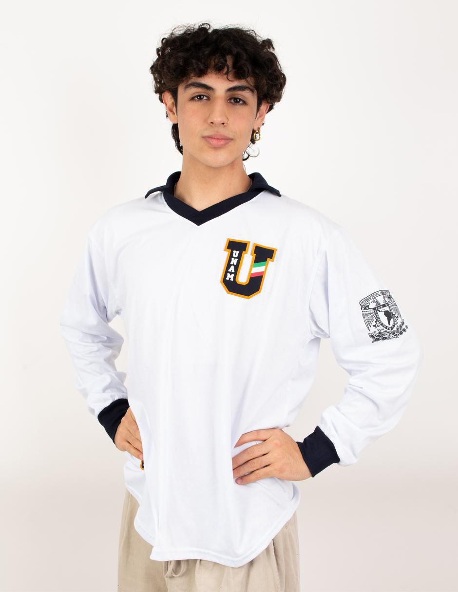 Jersey de pumas de la UNAM conmemorativo de Lionel Messi manga larga para hombre