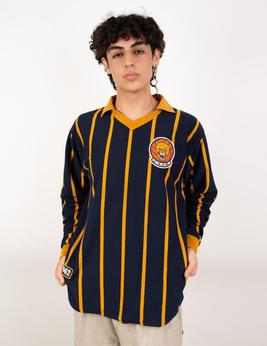 Jersey de pumas de la UNAM conmemorativo de Lionel Messi manga larga para hombre