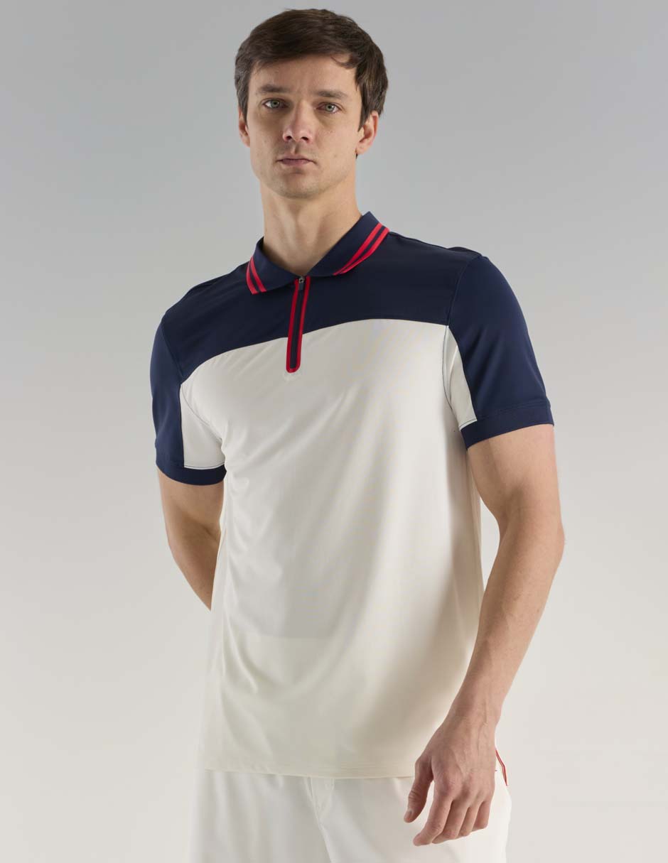 Playera tipo polo tennis para hombre 2